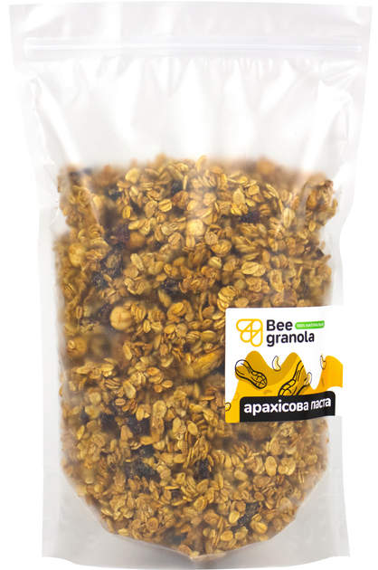 Гранола Bee Granola Арахісова паста 1 кг (4820228430542) – купити в ...
