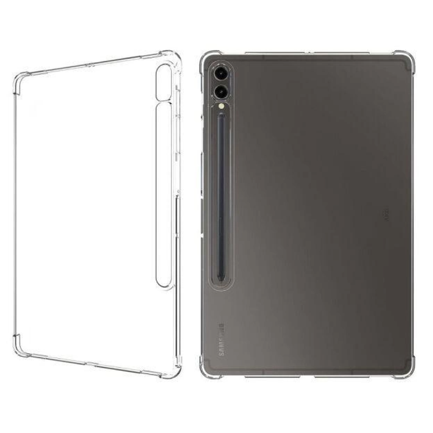 Прозрачный силиконовый чехол TPU для Samsung Galaxy Tab S9 Plus / Tab S10 Plus, Transparent - изображение 2