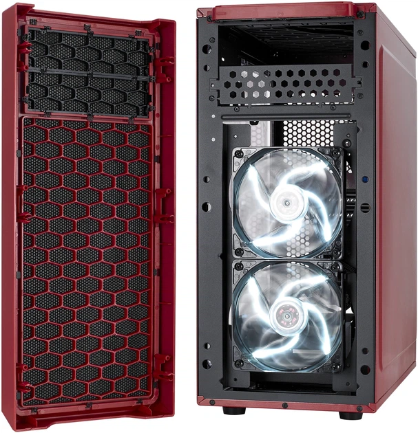Obudowa Fractal Design Focus G Window Red (FD-CA-FOCUS-RD-W) - obraz 4
