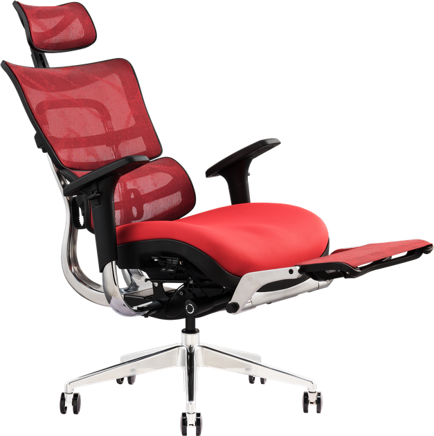 Офисное эргономичное кресло GT Racer X-802L Red (W-72 B-42) - изображение 4