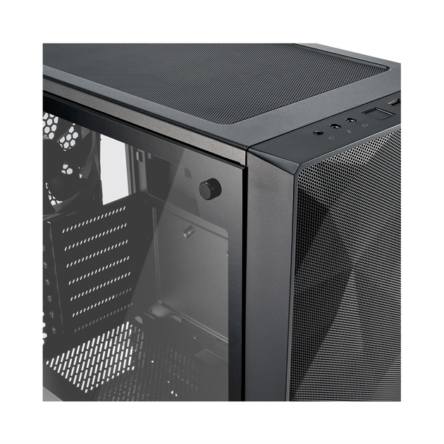 Obudowa Fractal Design Meshify C - TG Black (FD-CA-MESH-C-BKO-TGL) - obraz 7