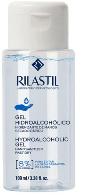 Antyseptyczny żel do rąk Rilastil Hydroalcoholic Gel 100 ml (8428749840008) - obraz 1