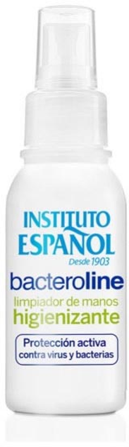 Антисептичний спрей для рук Instituto Espanol Bacteroline Hand Sanitizer Cleaner Spray 80 мл (8411047104125) - зображення 1