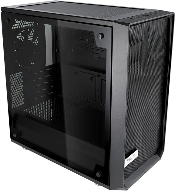 Obudowa Fractal Design Meshify C Mini - Dark TG Black (FD-CA-MESH-C-MINI-BKO-TGD) - obraz 4