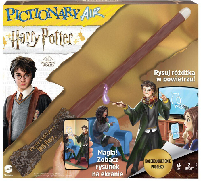 Gra planszowa Mattel Pictionary Air Harry Potter Wer (194735085002) - obraz 1