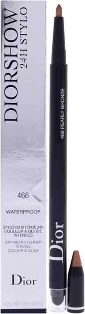 Олівець для очей Christian Dior Diorshow 24 H Stylo Eyeliner 466 Pearly Bronze водостійкий 0.2 г (3348901501101) - зображення 1