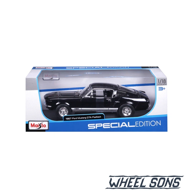 Модель автомобіля Ford Mustang GTA Fastback 1967 1:18 Maisto