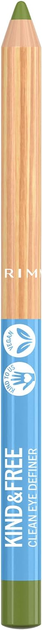Олівець для очей Rimmel London Kind & Free Clean Eye Definer 004 Soft Orchard оливковий 1.1 г (3616303996062) - зображення 1