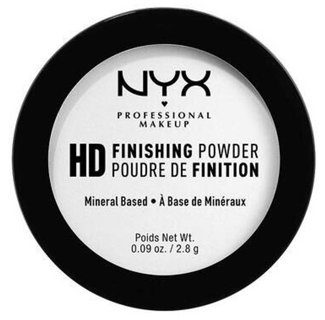 Puder do twarzy Nyx High Definition Finishing Powder Mineral Based Mini Translucent matujący 2.8 g (800897846015) - obraz 1