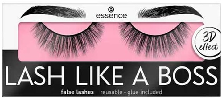 Sztuczne rzęsy Essence Cosmetics Lash Like A Boss 05 Fearless Czarne 1 para (4059729350503) - obraz 1