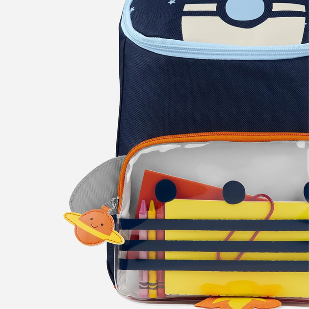 Dziecięcy plecak Skip Hop Spark Style Little Kid Backpack Rocket 8 l Wielokolorowy (195861223146) - obraz 6