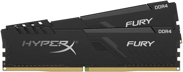 Оперативна пам'ять HyperX DDR4-3200 16384MB PC4-25600 (Kit of 2x8192) Fury Black (HX432C16FB3K2/16) - зображення 2