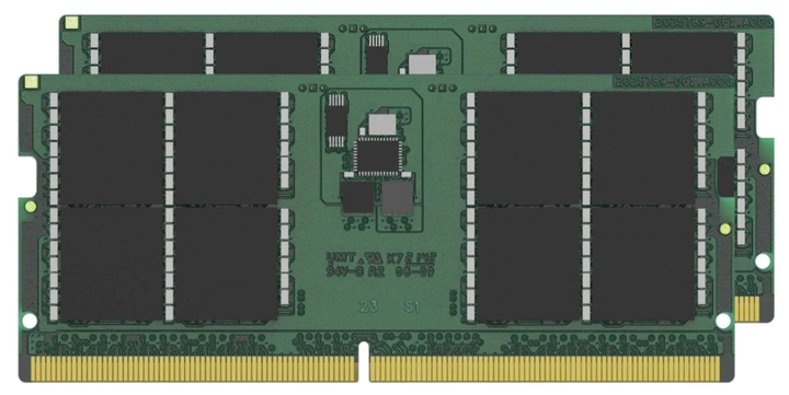 Оперативна пам'ять Kingston Branded SODIMM DDR5-5200 65536MB PC5-41600 (Kit of 2x32768) (KCP552SD8K2-64) - зображення 1