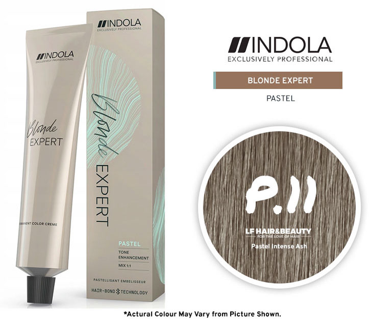 Farba do włosów Indola Blonde Expert P.11 Pastel Intense Ash 60 ml (4045787716450) - obraz 1