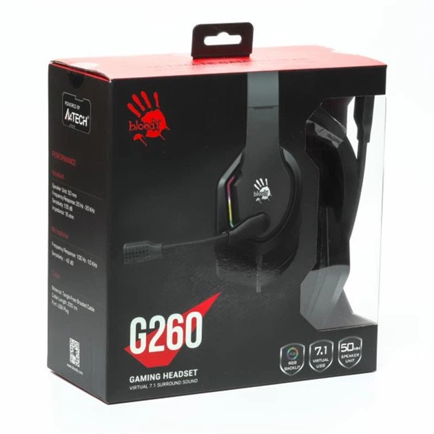 Наушники A4Tech Bloody G260 Black - изображение 8