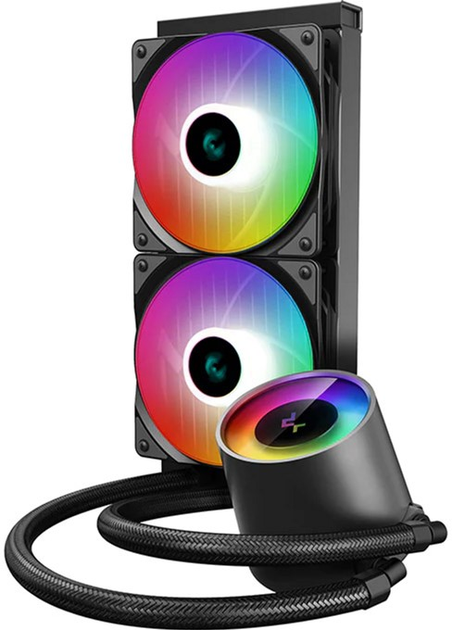 Система рідинного охолодження DeepCool Castle 240RGB V2 (DP-GS-H12AR-CSL240V2) - зображення 2