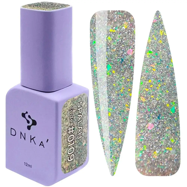 Гель-лак DNKa Color Spalah 0109 серо-зеленый с шимером 12 мл - Фото 1 Гель-лак DNKa Color Spalah 0109 серо-зеленый с шимером 12 мл - изображение 1