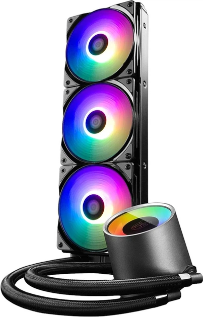 Система жидкостного охлаждения DeepCool Castle 360 RGB V2 (DP-GS-H12AR-CSL360V2) - Фото 4 Система жидкостного охлаждения DeepCool Castle 360 RGB V2 (DP-GS-H12AR-CSL360V2) - изображение 4