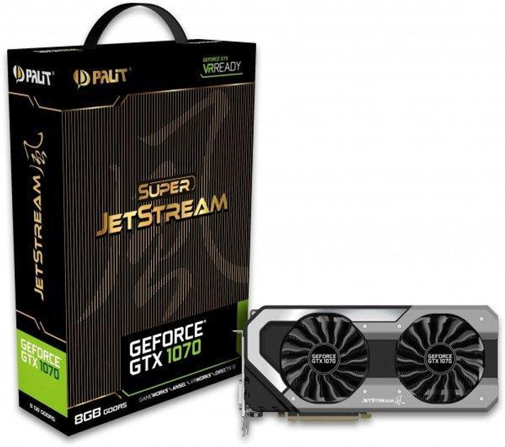Видеокарта Palit GeForce GTX 1070 Super Jetstream 8GB GDDR5 Б/у – фото ...