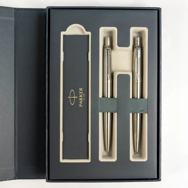 Набір ручок Parker JOTTER 17 SS CT BP+PCL в подарунковій упаковці DUO24 (16172b24) - Фото 5 Набір ручок Parker JOTTER 17 SS CT BP+PCL в подарунковій упаковці DUO24 (16172b24) - изображение 5