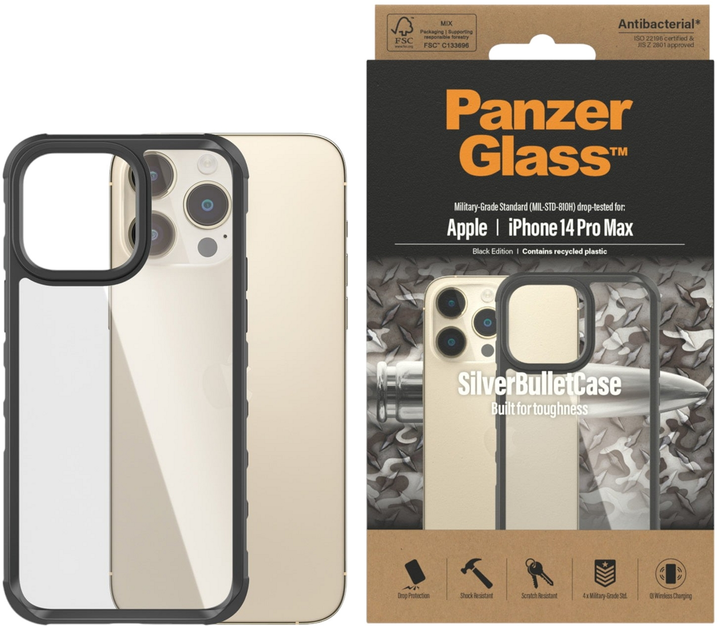 Etui PanzerGlass SilverBullet Case do Apple iPhone 14 Pro Max (5711724004247) - obraz 2