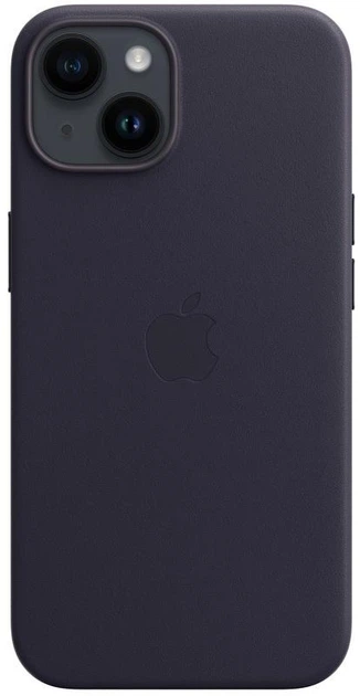 Чохол шкіряний Wave Premium AAA Leather Case with MagSafe для Apple iPhone 14 Ink - Фото 1 Чохол шкіряний Wave Premium AAA Leather Case with MagSafe для Apple iPhone 14 Ink - зображення 1