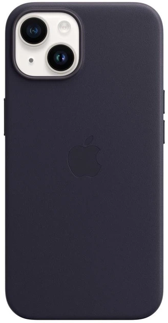Чохол шкіряний Wave Premium AAA Leather Case with MagSafe для Apple iPhone 14 Ink - Фото 2 Чохол шкіряний Wave Premium AAA Leather Case with MagSafe для Apple iPhone 14 Ink - зображення 2