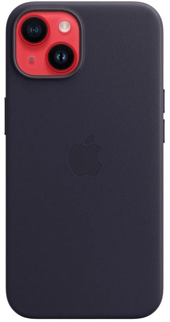 Чохол шкіряний Wave Premium AAA Leather Case with MagSafe для Apple iPhone 14 Ink - Фото 4 Чохол шкіряний Wave Premium AAA Leather Case with MagSafe для Apple iPhone 14 Ink - зображення 4