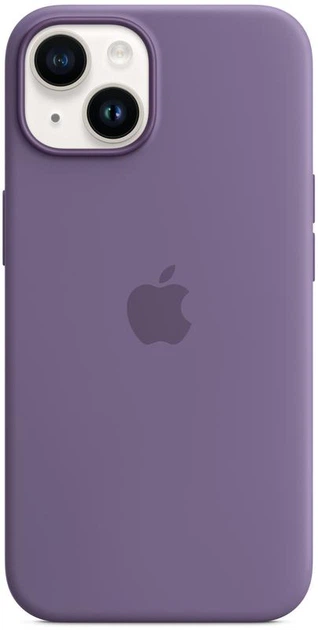 Чехол силиконовый OEM Silicone Case with MagSafe для Apple iPhone 14 Iris + Подарок защитное стекло Pixel для Apple iPhone - Фото 7 Чехол силиконовый OEM Silicone Case with MagSafe для Apple iPhone 14 Iris + Подарок защитное стекло Pixel для Apple iPhone - изображение 7