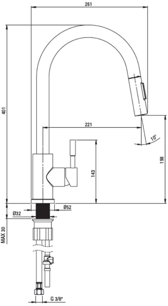 Bateria kuchenna Deante Lima BBM_F72M - obraz 4