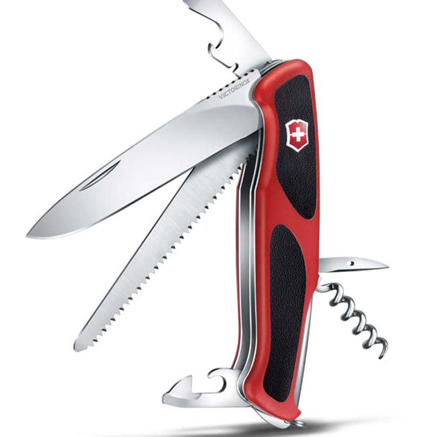 Складаний ніж Victorinox Ranger Grip 55 0.9563.C 12 функцій Vx0.9563.C - зображення 1