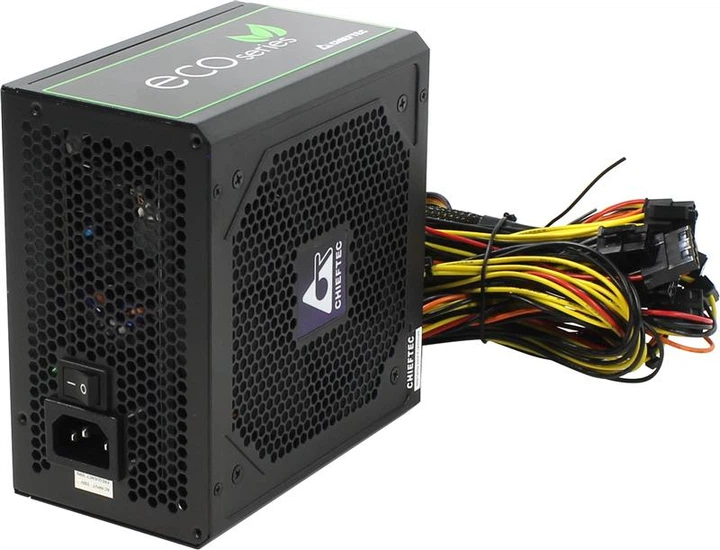 Блок Живлення Chieftec GPE-700S, ATX 2.3, APFC, 12cm fan, КПД >85%, RTL - зображення 6