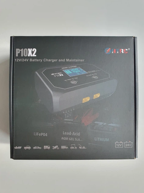 Автоматическое зарядное устройство HTRC P10X2 12/24V 10/5A для кислотных, гелевых, AGM и LiFePO4 аккумуляторов - изображение 7