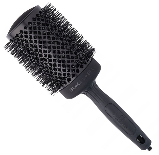 Щітка Olivia Garden Black Label професійна для моделювання волосся Black 80 мм (5414343009616) - зображення 1
