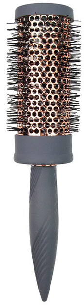Кругла щітка Donegal Leedi Brush для завивки волосся сіра 44 мм (5907549212718) - зображення 1