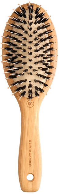 Szczotka Olivia Garden Bamboo Touch Detangle Combo Brush bambusowa do włosów Brązowa HH-P6 (5414343010339) - obraz 1