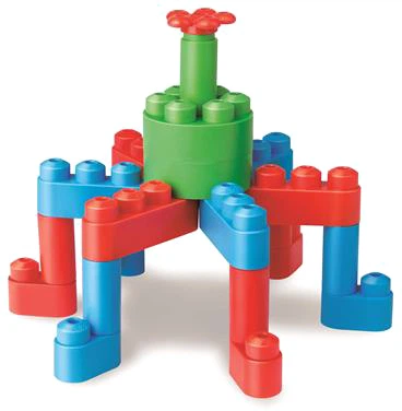 Klocki konstrukcyjne PolyM Budowniczy 80 elementów (6943478021518) - obraz 5