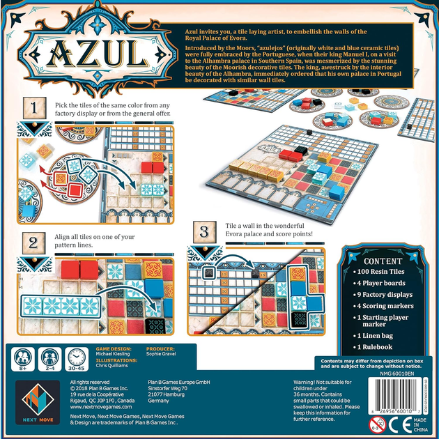 Настільна гра Plan B Games Azul (0826956600107) - зображення 3