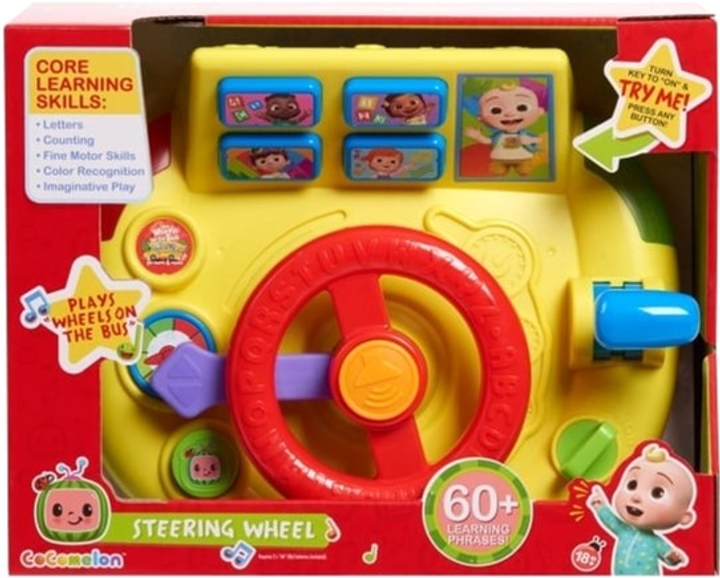 Zabawka edukacyjna CoComelon Learning Steering Wheel (0886144961335) - obraz 1