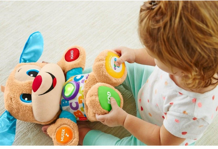 Розвиваюча іграшка Fisher-Price Laugh & Learn Smart hundehvalp Uno версія данською мовою (0887961612240) - зображення 3