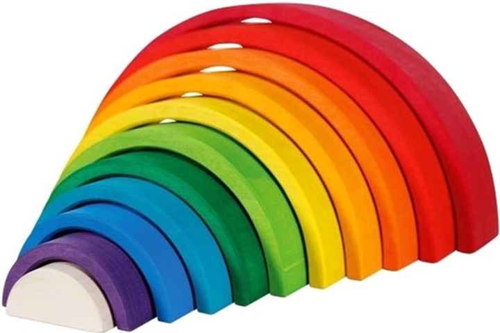 Piramida Goki Rainbow building blocks (4013594584784) - obraz 3
