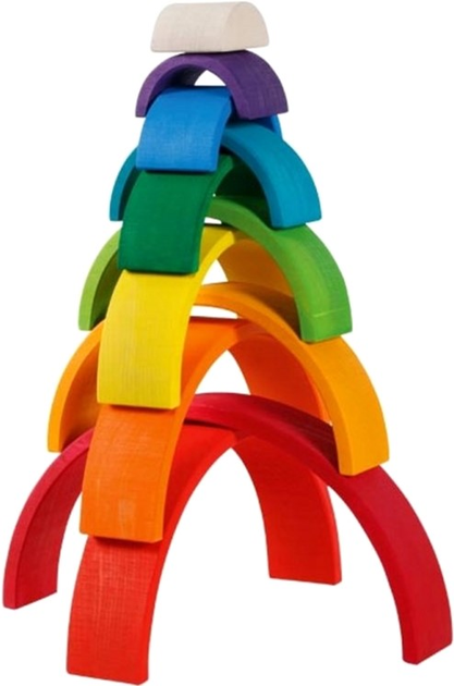 Piramida Goki Rainbow building blocks (4013594584784) - obraz 5