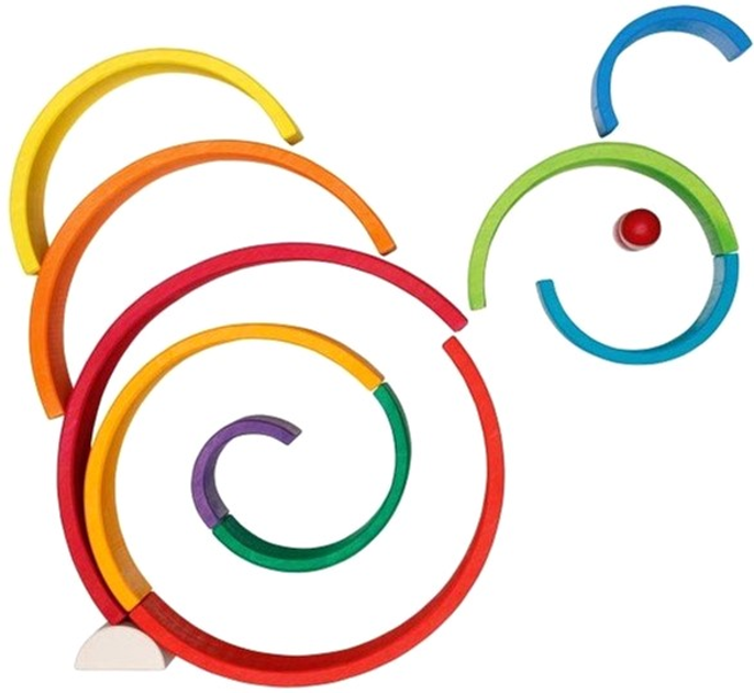 Piramida Goki Rainbow building blocks (4013594584784) - obraz 7
