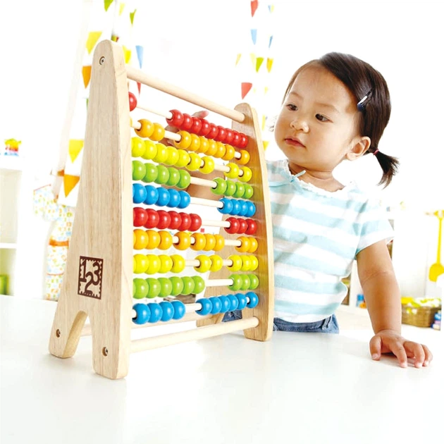 Дерев'яні рахунки Hape Rainbow Bead Abacus (6943478002593) - зображення 3