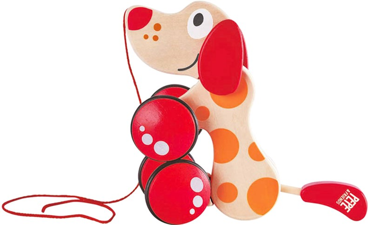 Дерев'яна каталка Hape Puppy Pull Along (6943478006348) - зображення 3