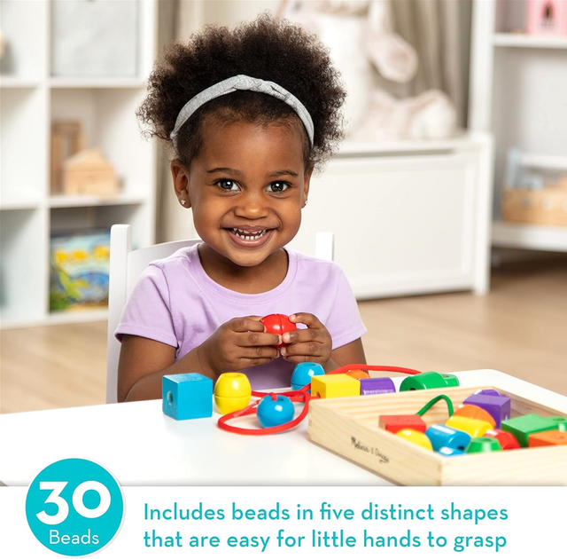 Gra edukacyjna Melissa & Doug Primary Lacing Beads (0000772105446) - obraz 3