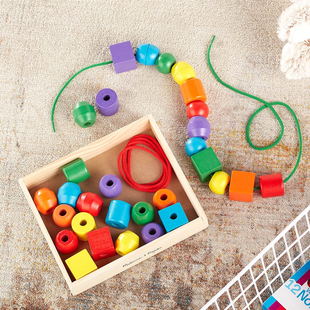 Gra edukacyjna Melissa & Doug Primary Lacing Beads (0000772105446) - obraz 6