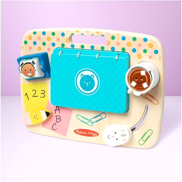 Zabawka edukacyjna Melissa & Doug Work and Play Desktop Activity Board (0000772307536) - obraz 5