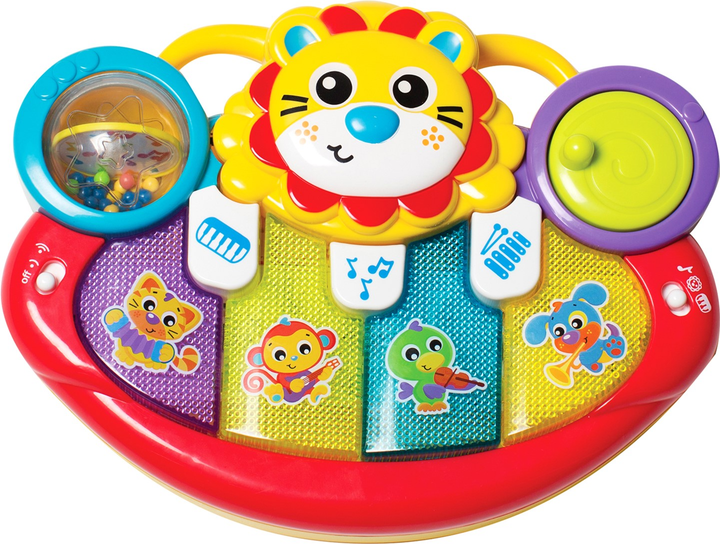 Pianino Playgro Jerry's Class Lion Activity Kick Toy (9321104855084) - obraz 2