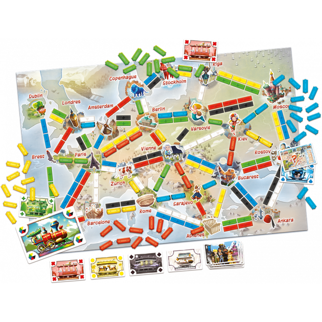 Gra planszowa Days Of Wonder Ticket to Ride First Journey Nordic (0824968209271) - obraz 3